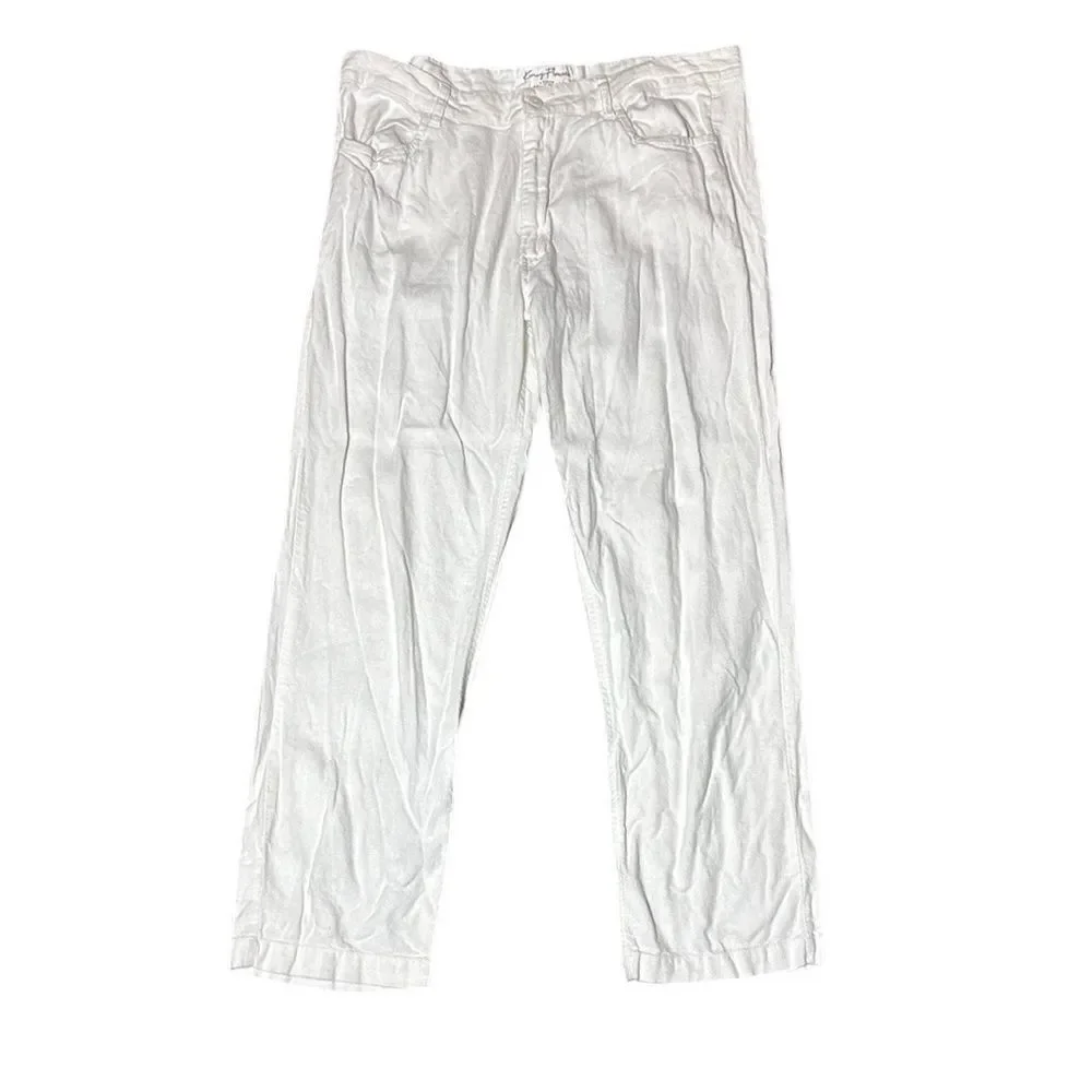 Kenny flowers men’s‎ xl the casa Blanca white linen blend vacation pants